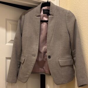 Banana Republic Light Gray Women's Blazer size 0P